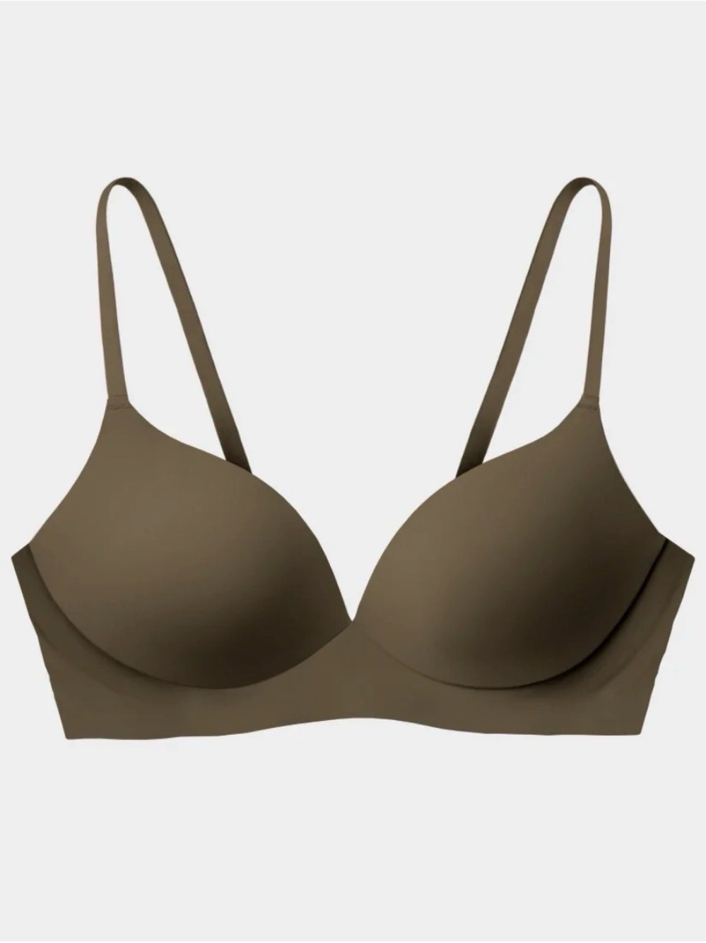 EBY Pain Free T-Shirt Bra in Olive Green